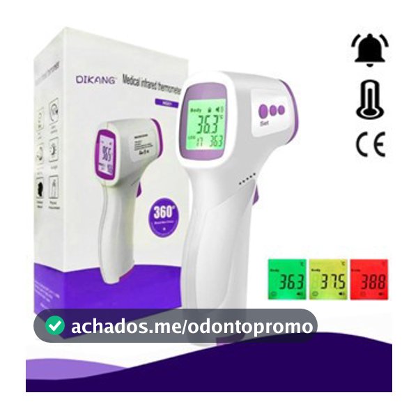 Termômetro Termometro Digital Infravermelho Medição Temperatura Corporal(Preste atenção à instalação da bateria)