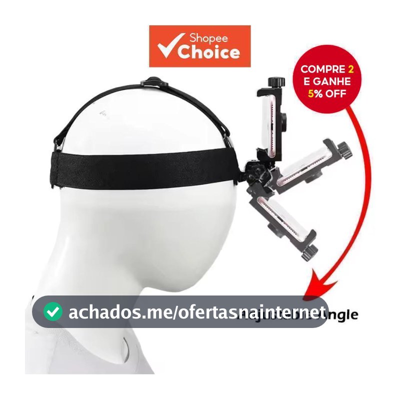Suporte Para Telefone Principal Alça De Montagem Ajustável Multifuncional Tiro Ao Vivo Primeira Pessoa Com Clipe