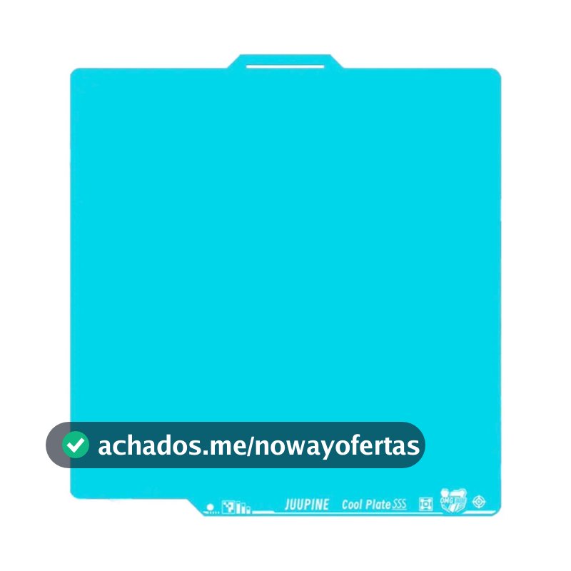 Placa Fria Cold Plate  A1, P1S, P2S, X1, X1C, P1P, A2L,X1 KOBRA S1 CREALITY K1 ENDER 256x256mm