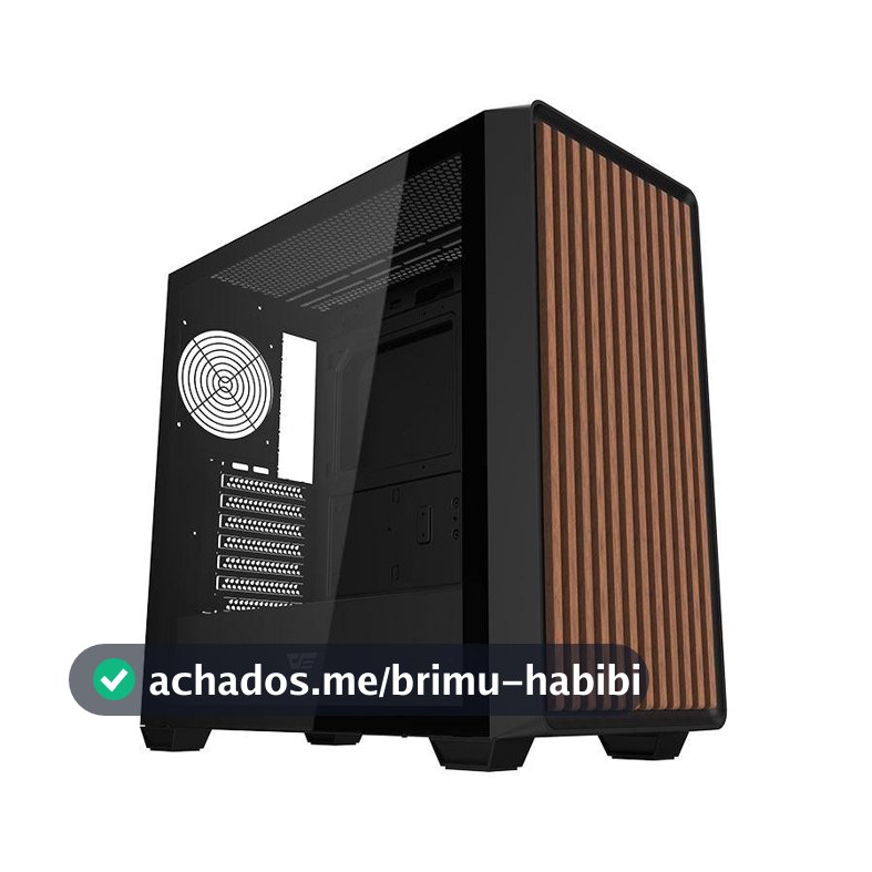 Gabinete Gamer Aigo Darkflash DS900WD, Mid-Tower, Lateral de Vidro, Preto, DS900WD-BK