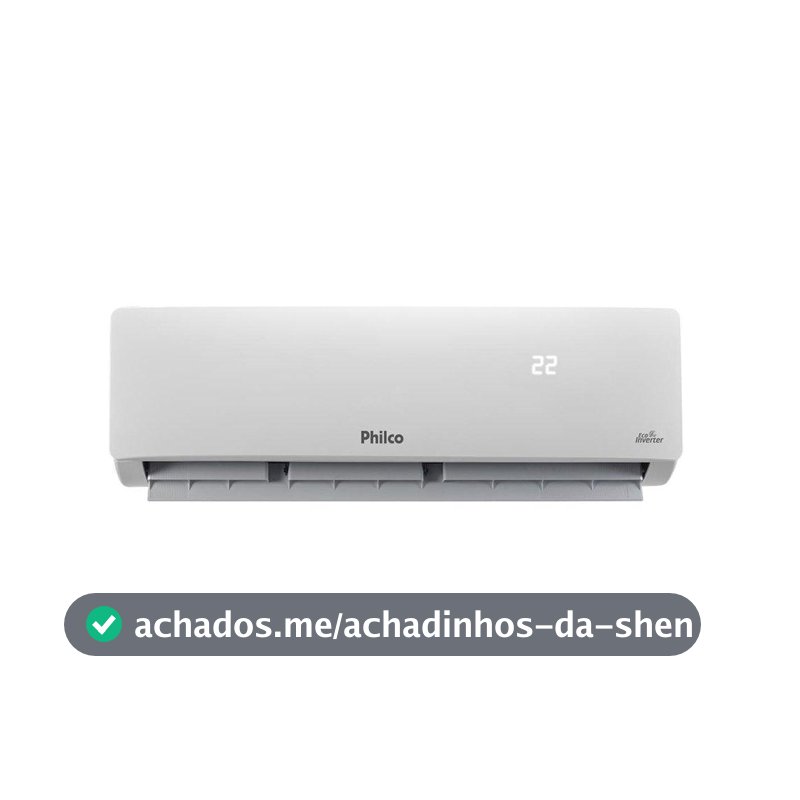 Ar Condicionado Philco 12000 BTUs Philco PAC12FC -Split, Eco Inverter, Frio, Interno+Externo, 220V