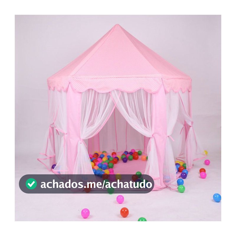 Barraca Cabana Castelo Princesas+luzes Led+promoçao