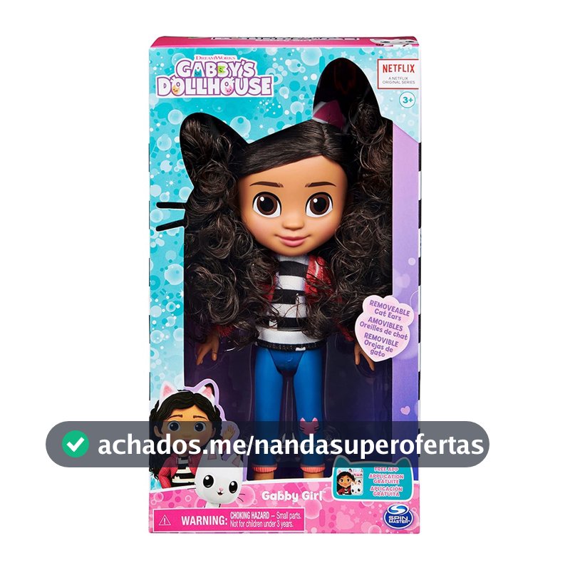 Boneca Gabby Dollhouse Orelhas de Gato Sunny 3065