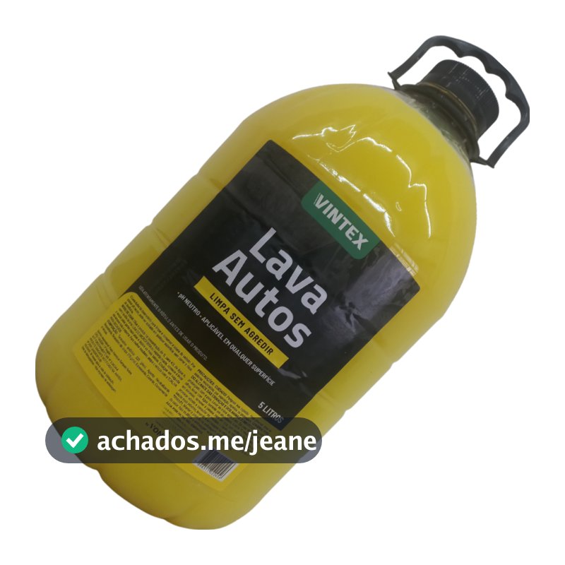 Lava Autos Vintex Vonixx 5L Shampoo Automotivo Ph Neutro