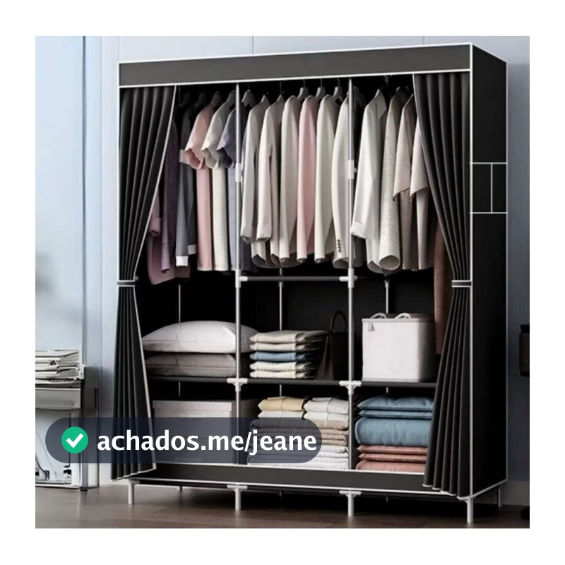 Cabideiro Arara Para Roupas Sapateira Organizador Multiuso Armário Cobertores Travesseiros