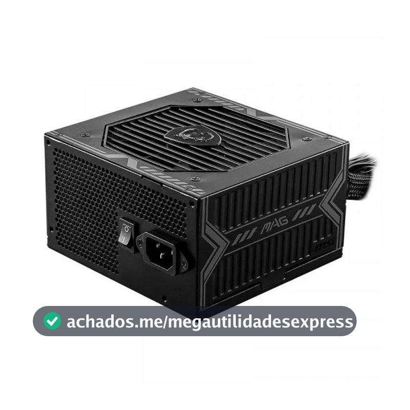 Fonte ATX MSI 650W MAG 2.4 PCIE 80 Plus Bronze 306-7ZPAX39-HH9