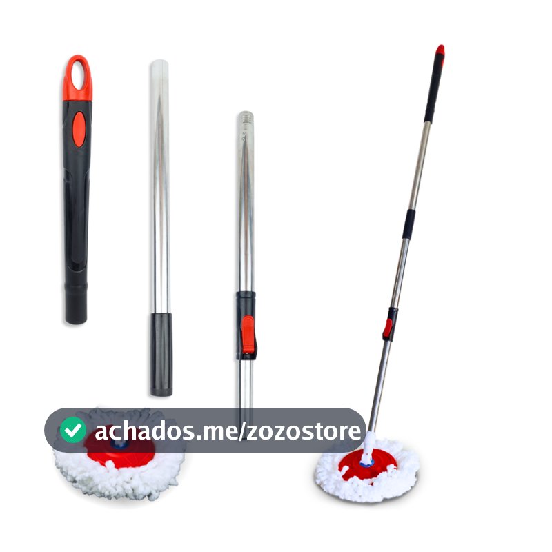 Cabo Mop Giratório Completo Com 140 Cm - BNVT