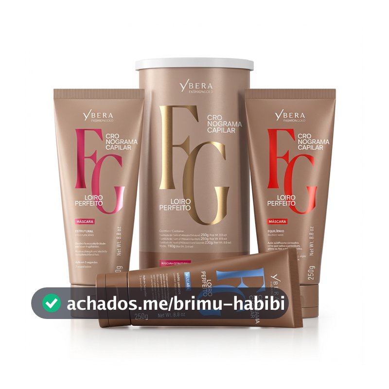 Kit Cronograma Capilar Loiro Perfeito - Fashion Gold