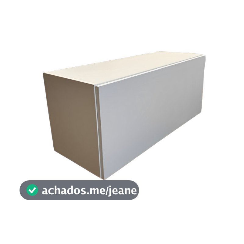 Armário Aéreo Suspenso Basculante Parede 1 Porta Organizador Cozinha Lavanderia Banheiro Nicho Alto