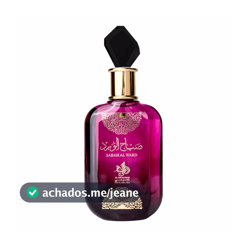 Perfume Arabe Sabah Al Ward Al Wataniah Eau de parfum - 100ml Original Feminino