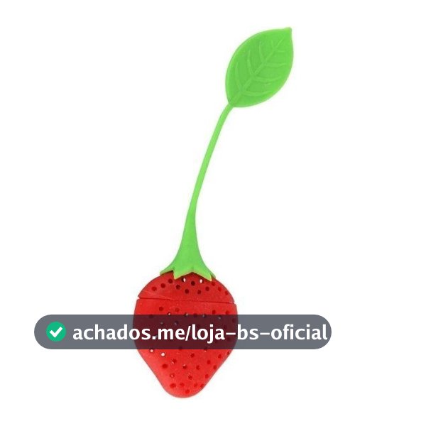 Infusor de Chá Morango Silicone Infusor de Chá Morango Silicone