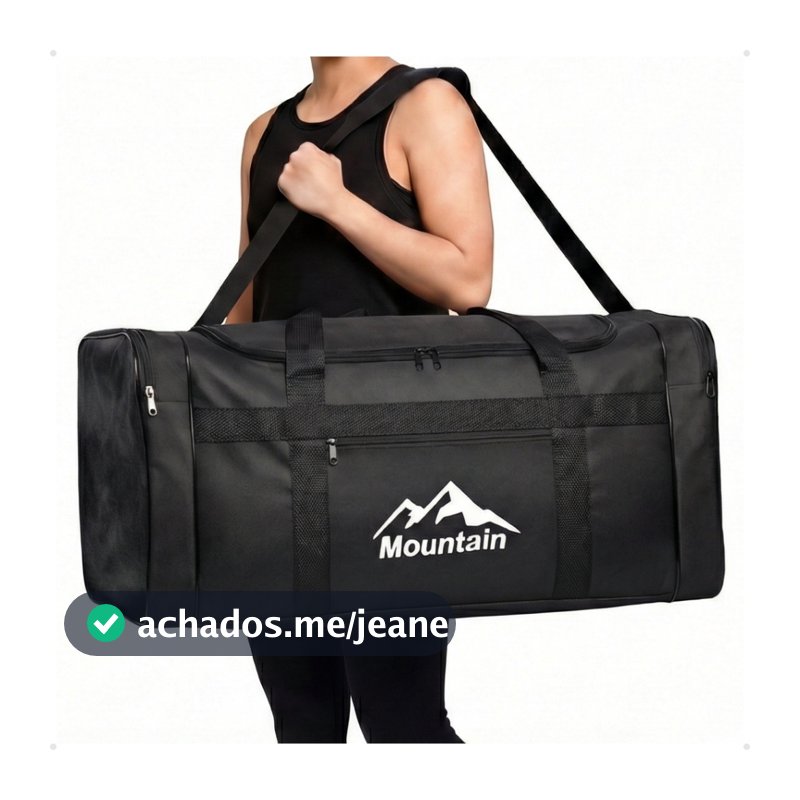 Bolsa Mala de Viagem G Mala Grande Resistente Dobrável Média 55L Reforçada Familia Avião 23kg Bordo