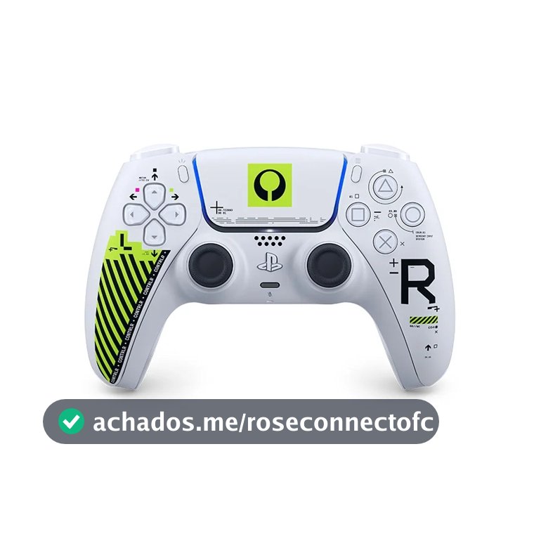 Controle Playstation 5 Sem Fio DualSense Branco Edição Limitada Marathon - PS5