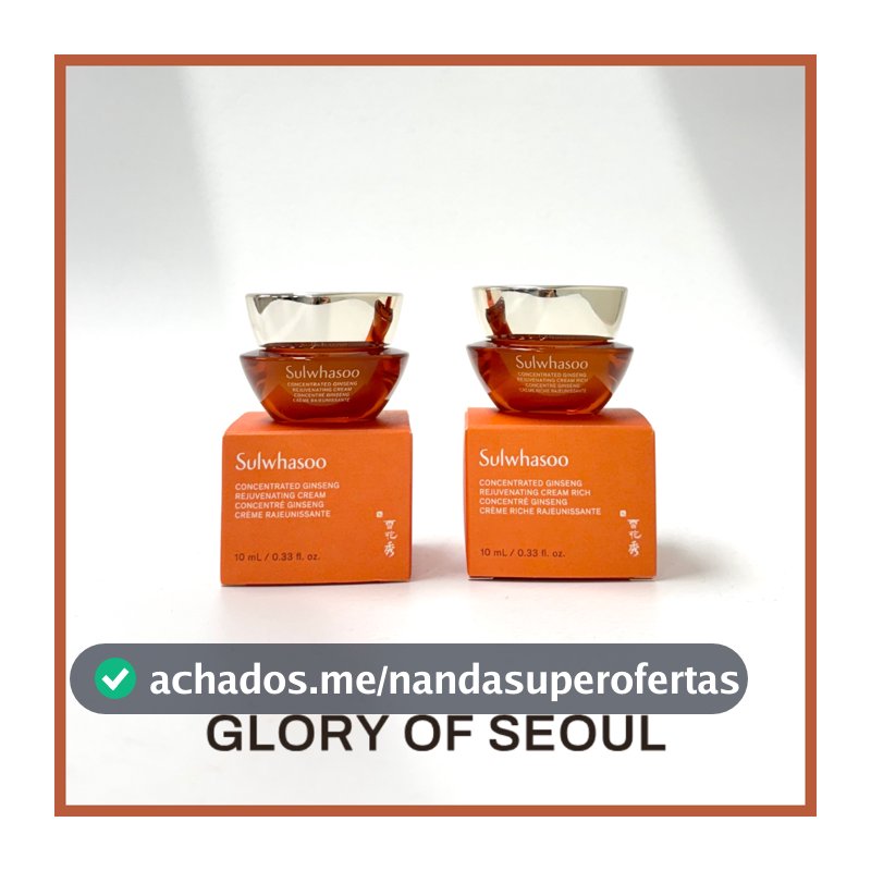 [MINI] Sulwhasoo Concentrated Ginseng Cream, 4 Options ( Renewing EX Rich /Soft 5ml, Rejuvenating cream 10ml / Rich 10ml )