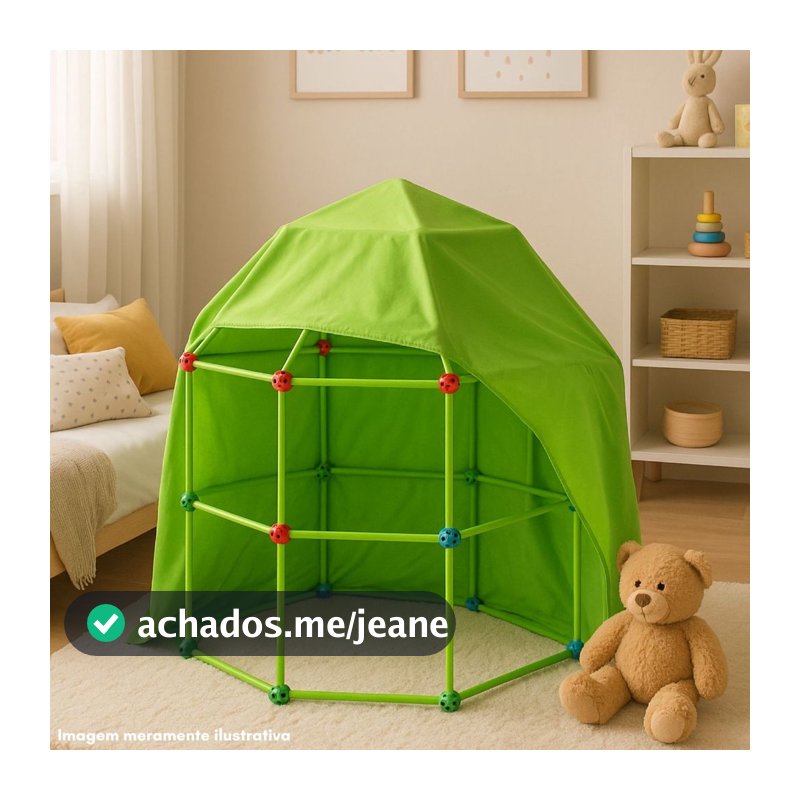 Barraca Infantil Cabana Multi Montagens Cabaninha Tenda Casinha Menino Menina