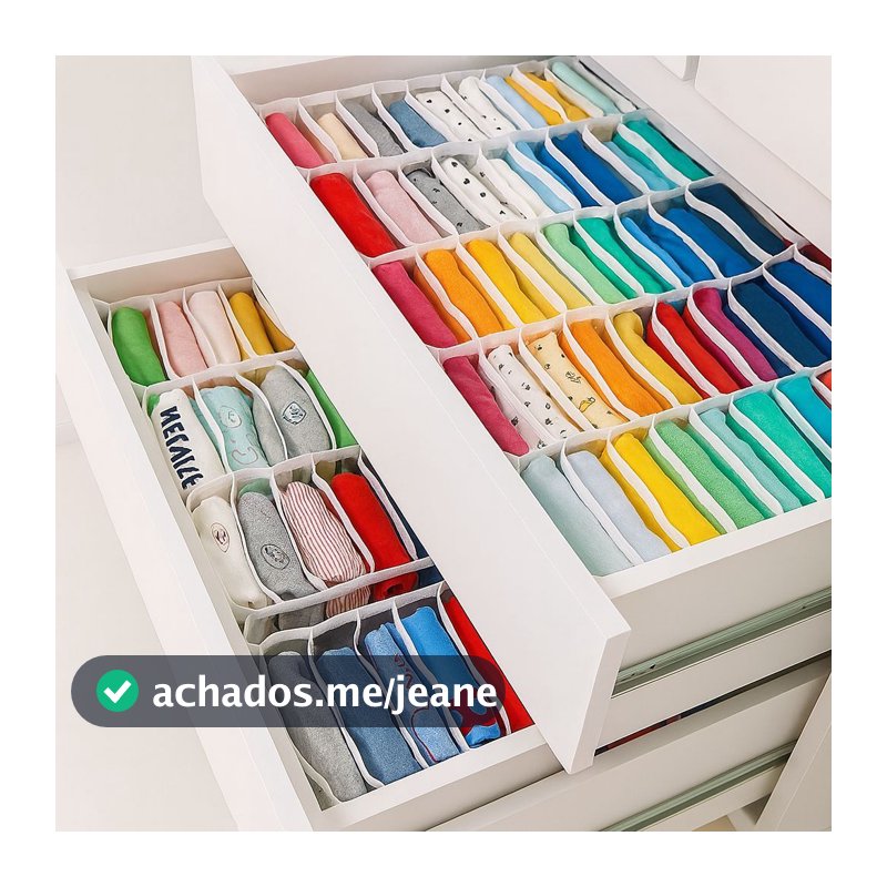 Kit 6 Organizadores de gavetas para camisas 6G