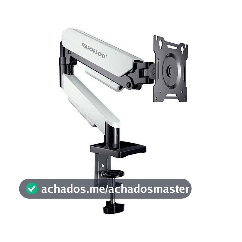 Suporte Articulado Para Monitor Nbjohson GS-MRZ05, 13 Pol a 32 Pol, Branco, NB-GS-MRZ05-WH