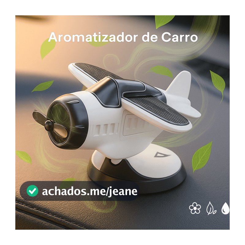 Cheirinho Ornamento De Painel Carro Movida A Energia Solar Aeronaves Console Fragrância Perfume