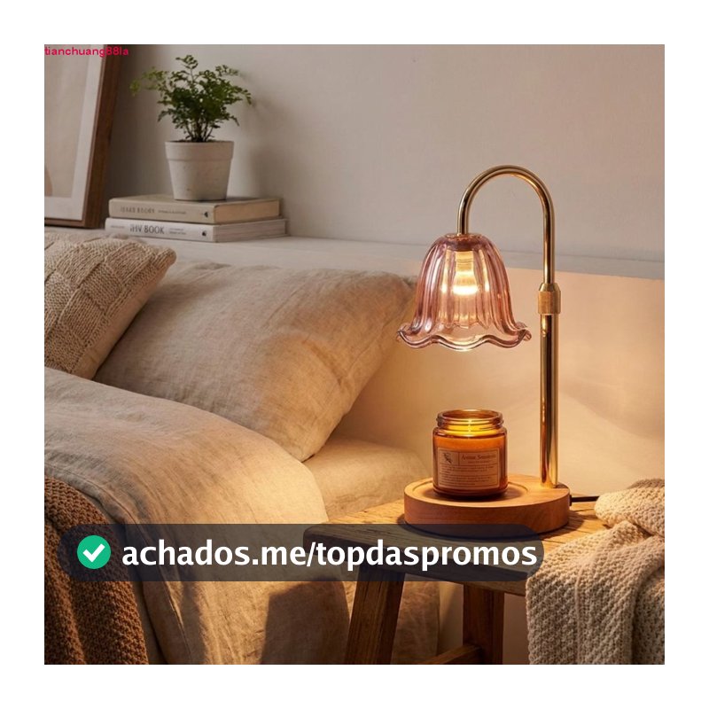 Lâmpada Aquecedora De Velas TIANCHUANG , De Altura Ajustável De 4 Velocidades , Derretedor Perfumadas Com Temporizador V