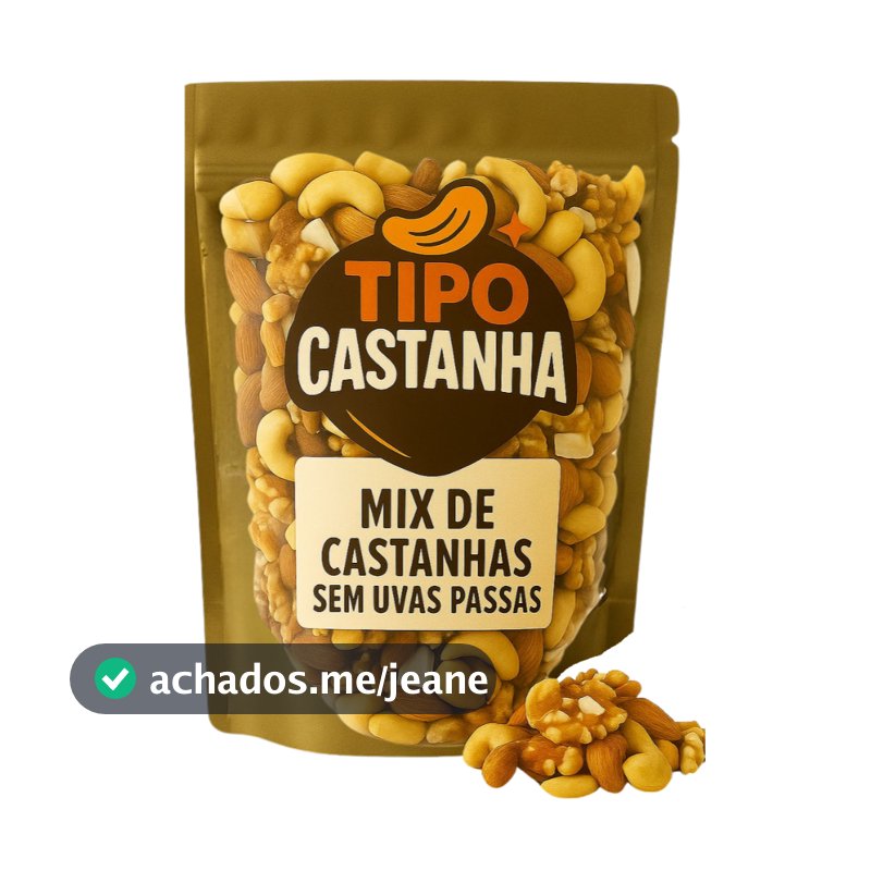 Mix de castanhas sem uva passa 2 QUILOS 1 QUILO 500 GRAMAS/CASTANHA DO PARA/CASTANHA DE CAJU/NOZES/AMÊNDOA
