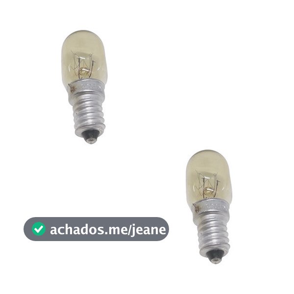 Kit Com 2 Lampada Forno Eletrico Fischer 220v 15w Original