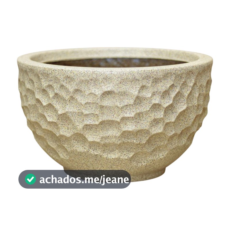 Vaso de Planta Decorativo para Casa Oval Liso 1,8 Litros Decoração para Casa