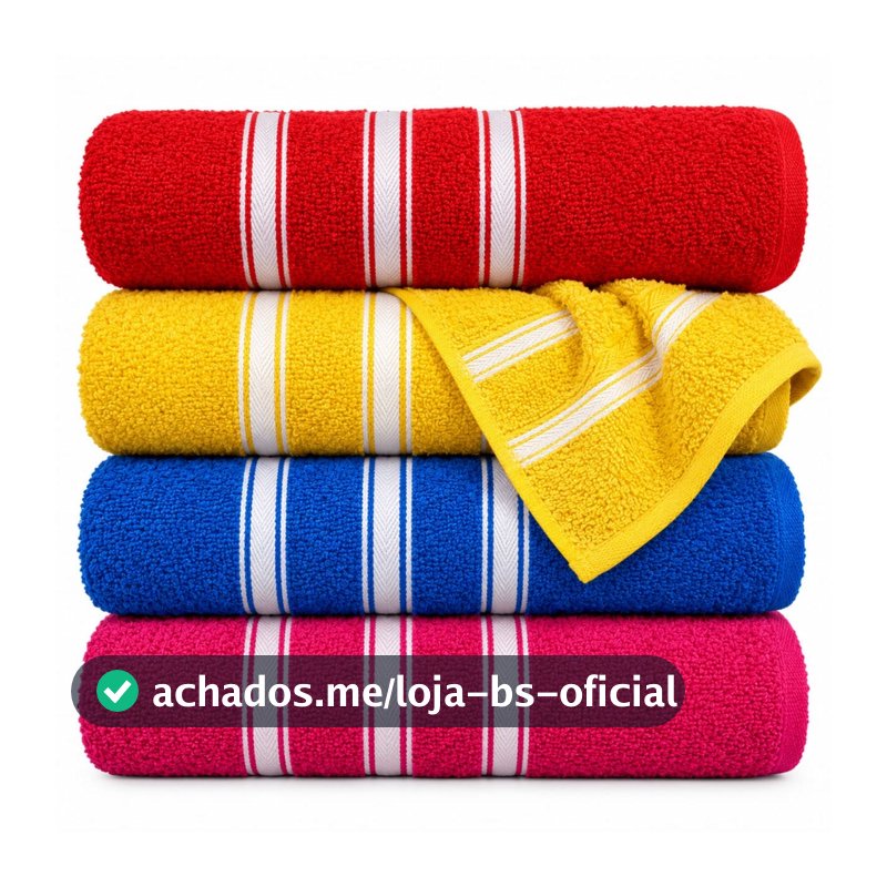 Kit 4 / 2 Toalha Banho Grande 100% Algodão 4 Unidades Felpuda Macia Confort Toque Macio Cores Sortidas