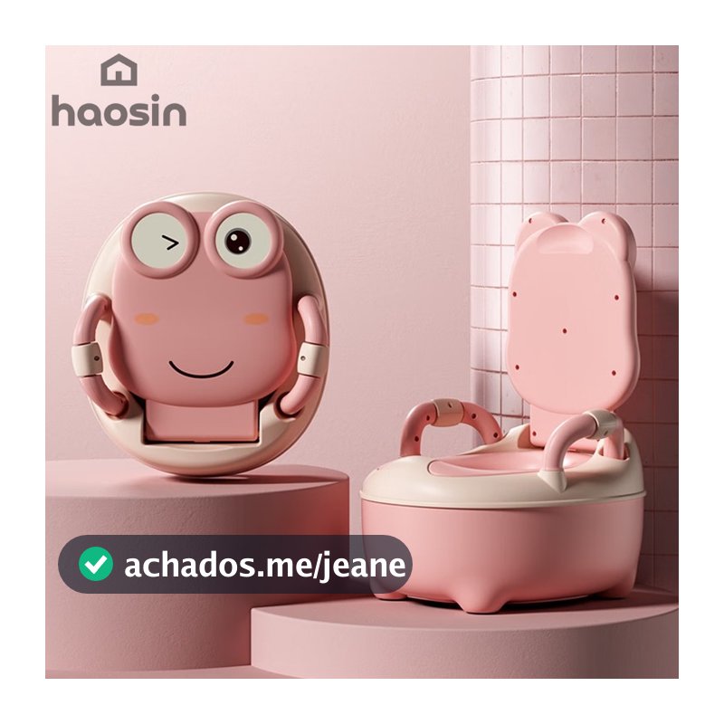 Penico Compacto Para Bebês Com Desenhos De Pato , Removível E Fácil De Limpar