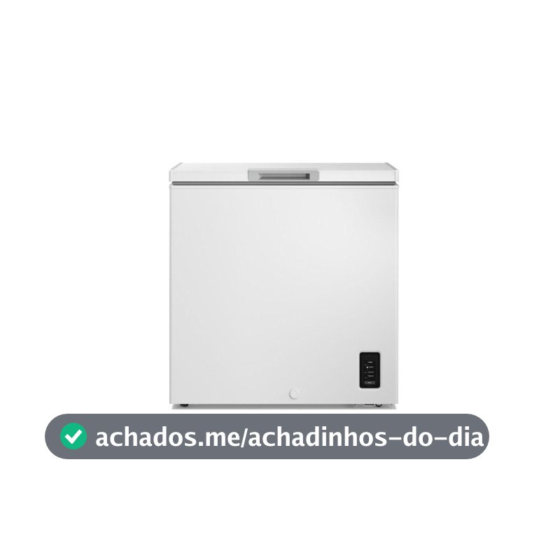Freezer Horizontal Electrolux 197L Inverter Bivolt Uma Porta Branco (HB200)