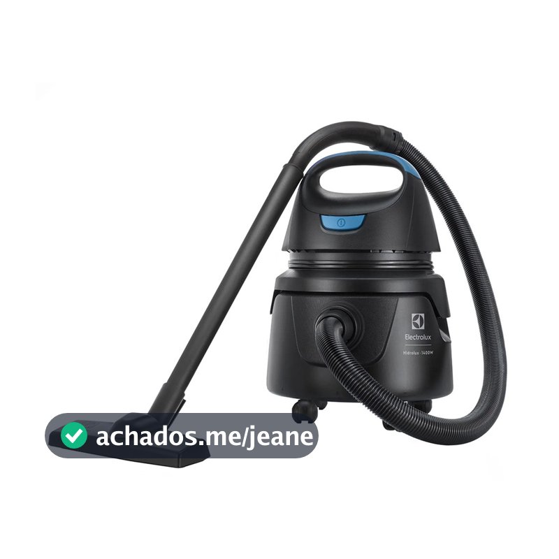 Aspirador de Pó e Água Electrolux 1400W Rodas 360° Preto e Azul