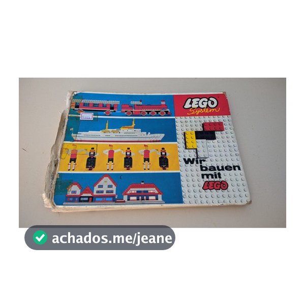 Livro Lego System Wir Bauen Mit Com Detalhes