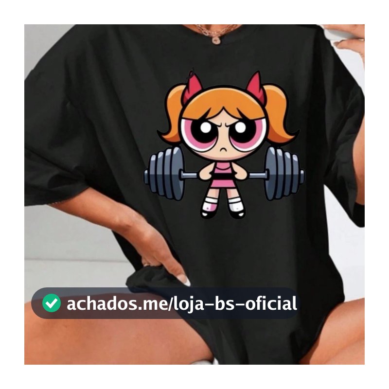 Camiseta Unissex Academia Feminina Estilosa Estampada Florzinha Barra Treino Pesado Temos Plus Size