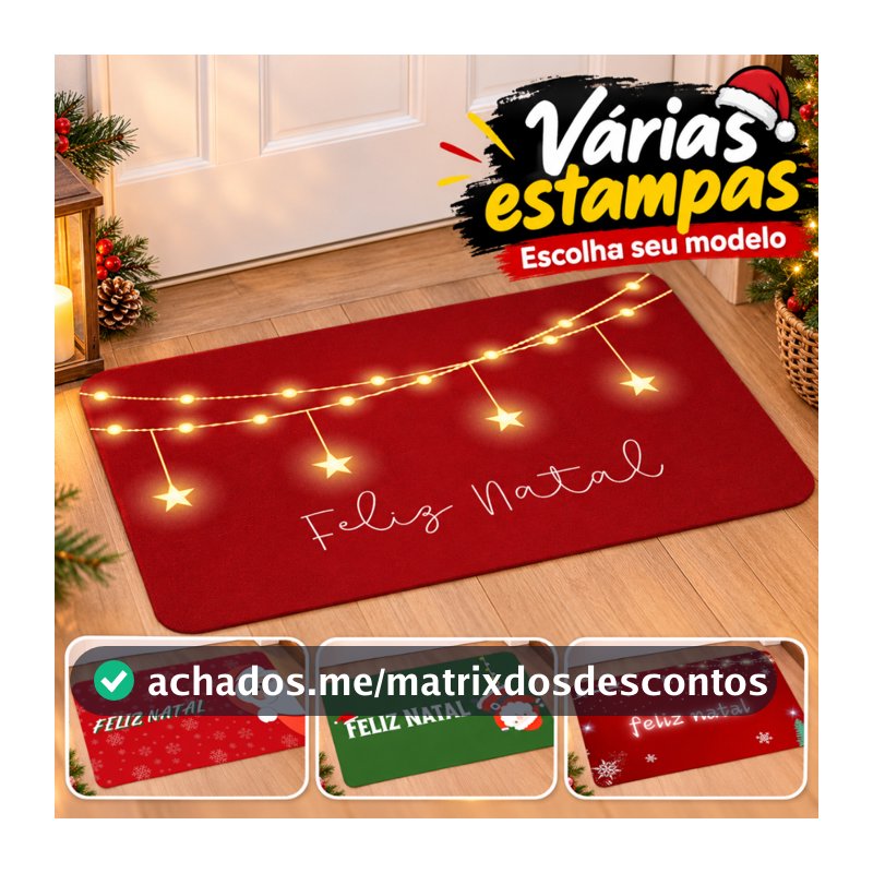 Tapete Para Porta Decorativo Feliz Natal Papai Noel Papai Noel Divertido Natal Delicado Entrada Feliz Natal