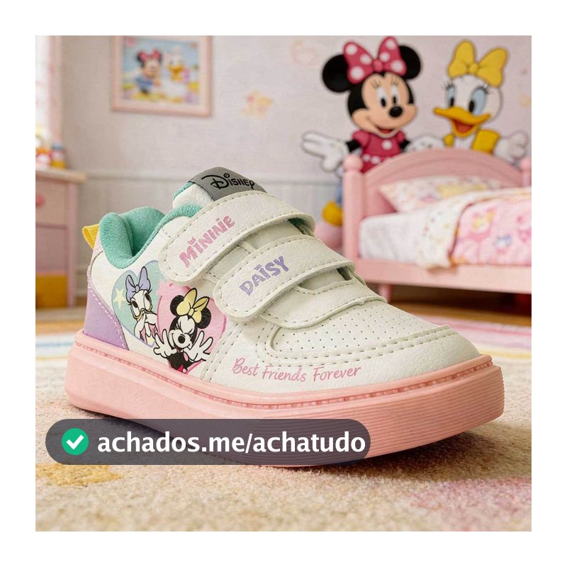 Tênis Infantil Menina Disney 20ao27 Minnie Original 11.151I