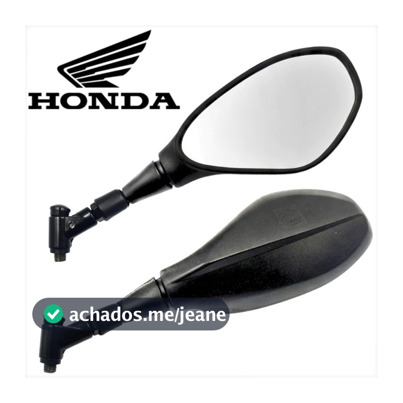 Par Retrovisor Modelo Esportivo Bmw F800 Gs650 360 Rosca Graus Articulado Haste Curta Moto Honda Titan Cb Xre Twister