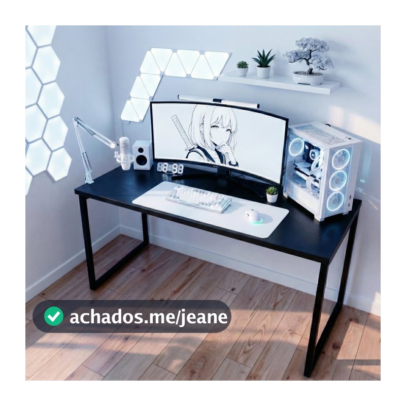 Escrivaninha Industrial Escritorio 120cm Mesa Computador Escritorio Home Office Loft