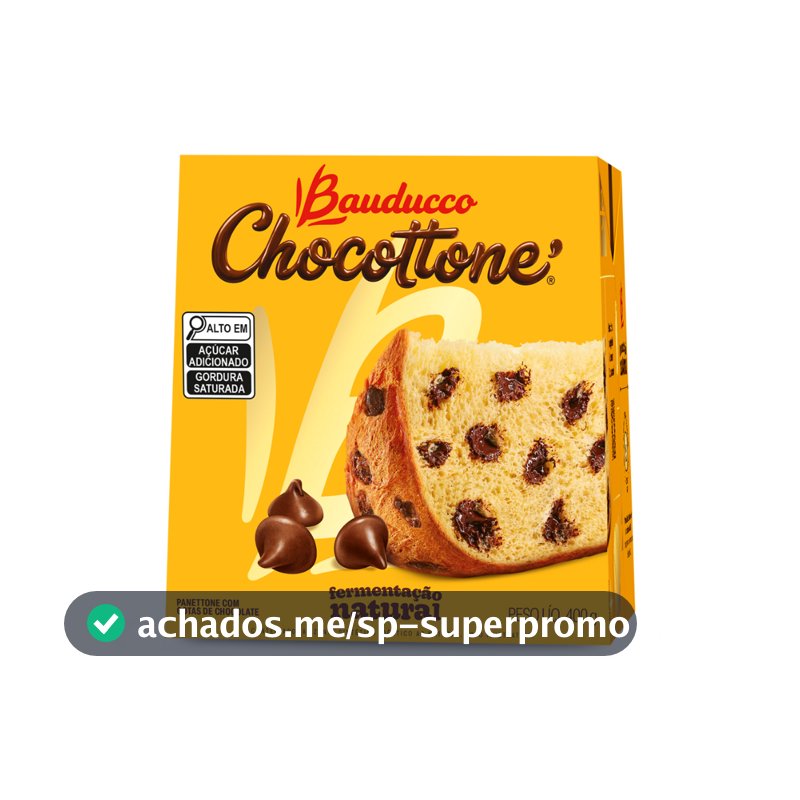 Chocottone com Gotas de Chocolate 400g Bauducco