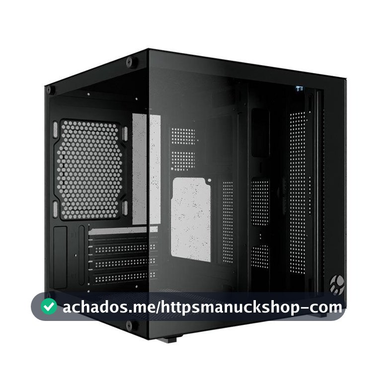 Gabinete Gamer Bluecase BG-066 Life, Mini-Tower, Lateral de Vidro, Preto, BG-066-LIFE-BK