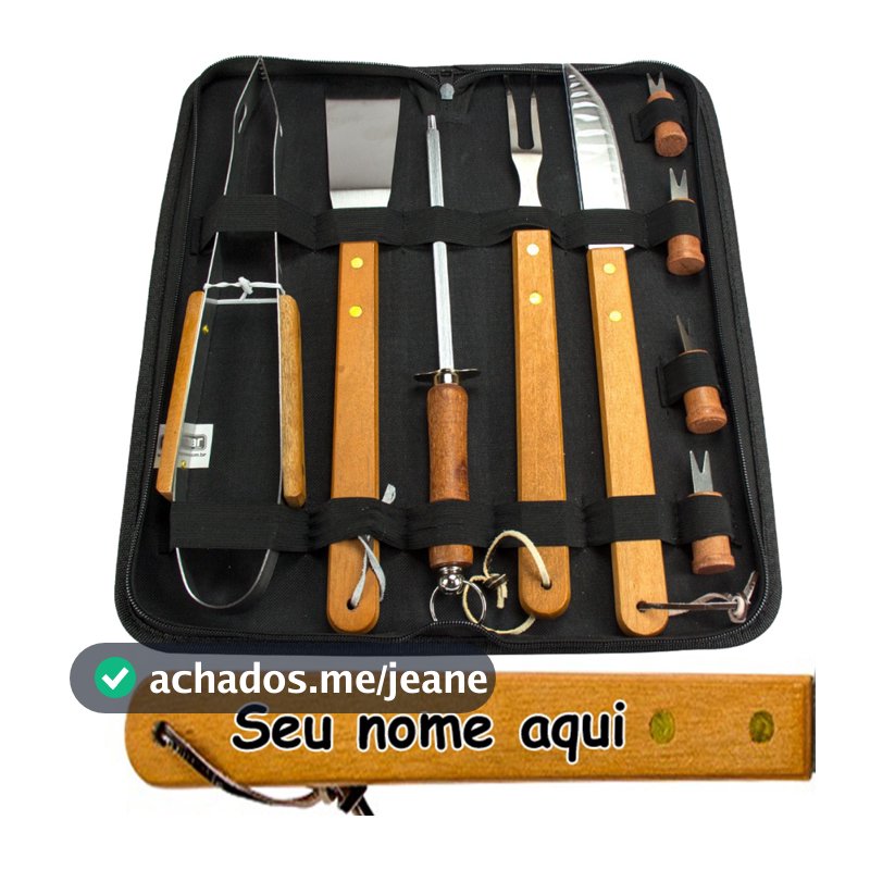 Kit Churrasco Personalizado presente homem kit churrasqueiro cantinho do churrasco lembrancinha