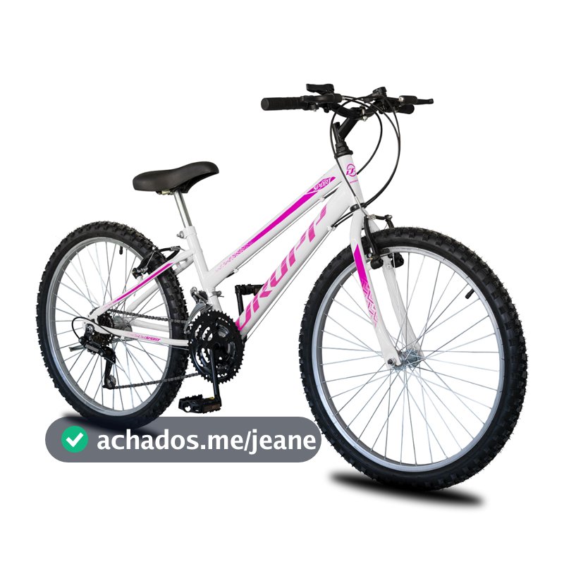 Bicicleta Aro 26 Infantil Feminina 18 vel marchas Dropp Sport Freio V-Brake