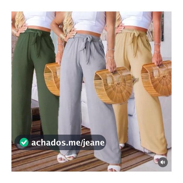 Calça PantalonaViscolinho Premium  Social Com Cinto Para Trabalho PROMOÇÃO