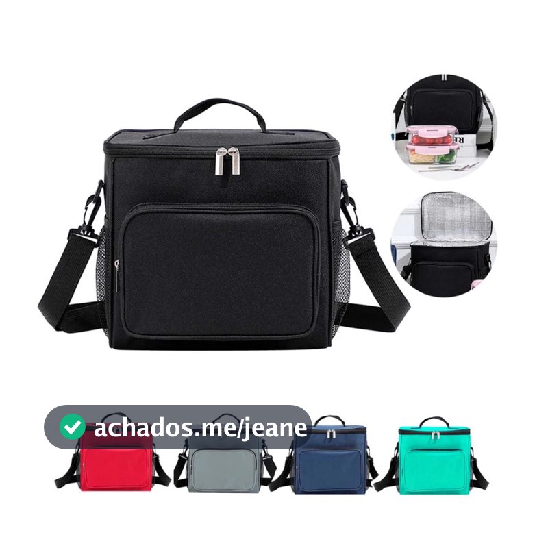 Bolsa Térmica Grande Portatil Marmita Viagem Com Alça