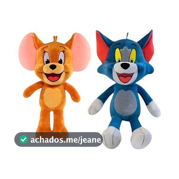 Kit Pelucia Tom E Jerry Gato E Rato Antialérgico Promoção pelúcia premium