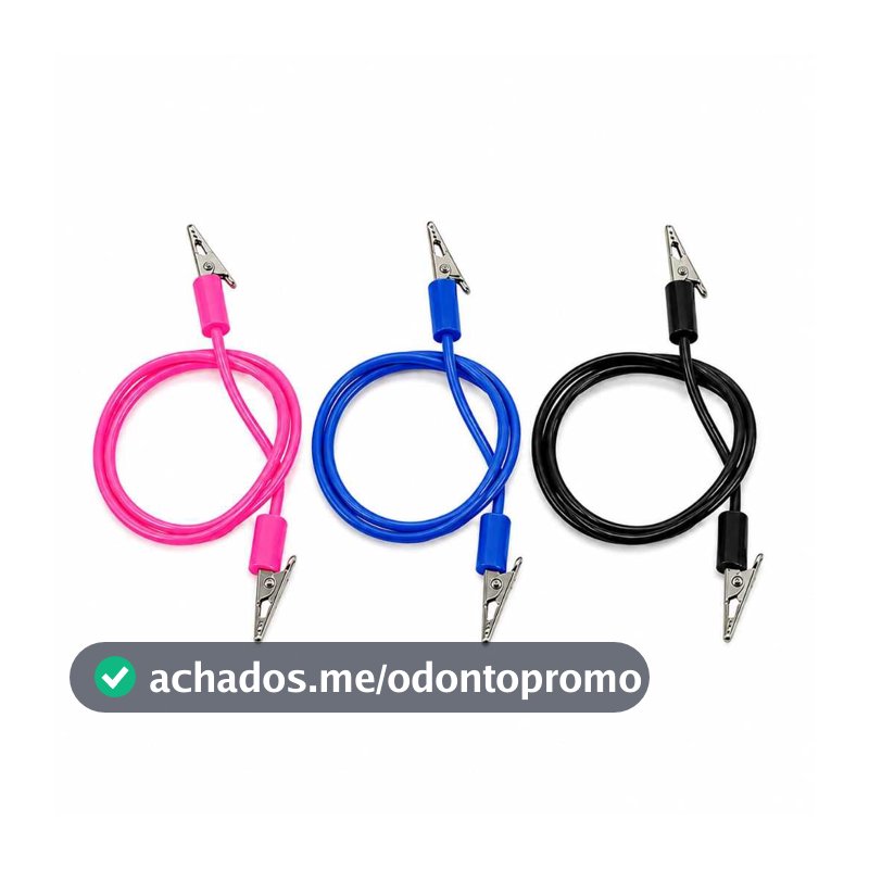 Prendedor p/ Babador Odontológico Profissional de Silicone tipo Jacaré - 03 Un. | Quality