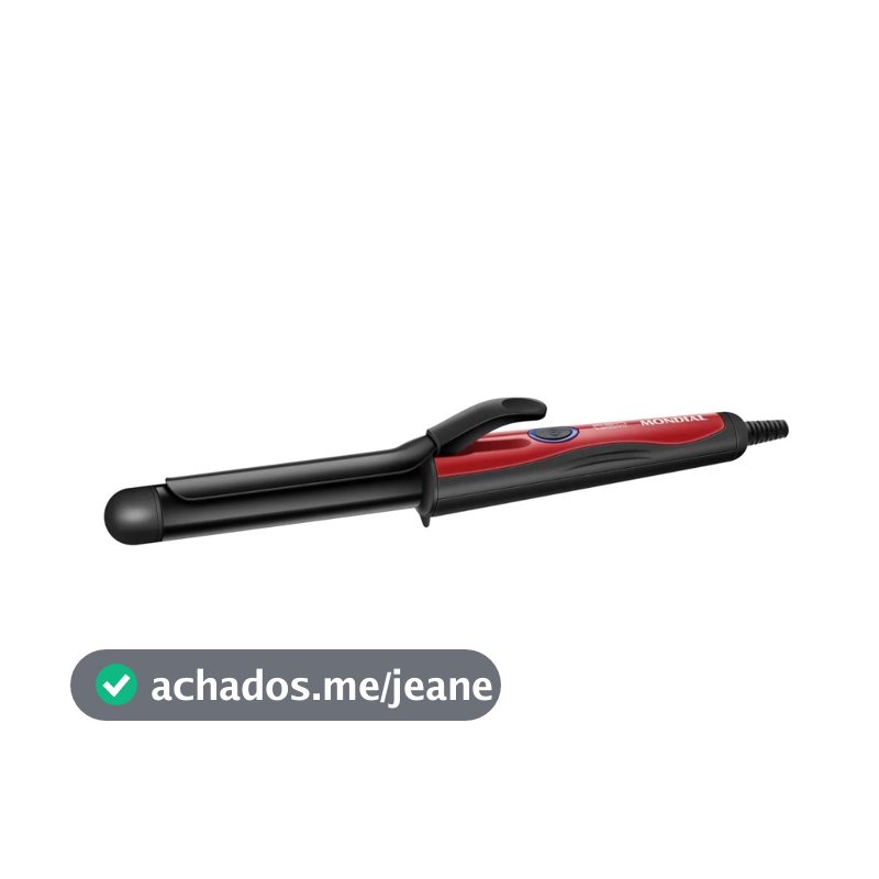 Modelador de Cachos Mondial EM-12, Bivolt, 210°C, Tubo 25mm, Revestimento Cerâmico, Cabo Giratório