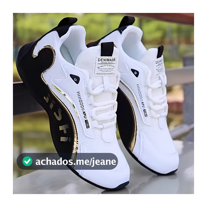 1 par de calçados masculinos casuais esportivos respiráveis, Design aumentado, adequados para esportes ao ar livre, tama
