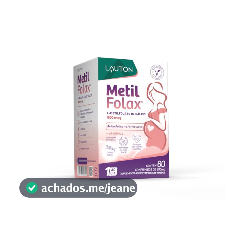 METILFOLAX® L-Metilfolato c/Vit. B6+B12+E - Lauton