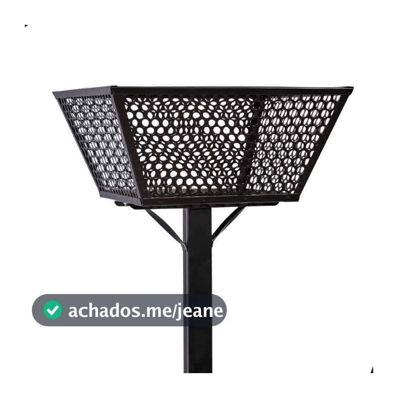Lixeira Tela Para Calçada E  Rua De Montar Casa Nova