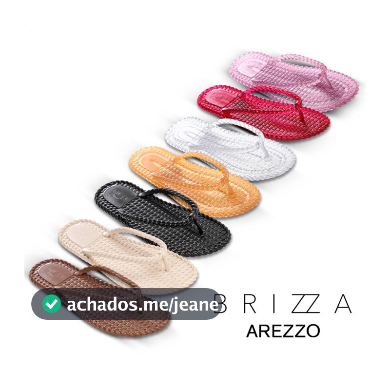 Chinelo Brizza Arezzo Tira Marrocos - Feminino