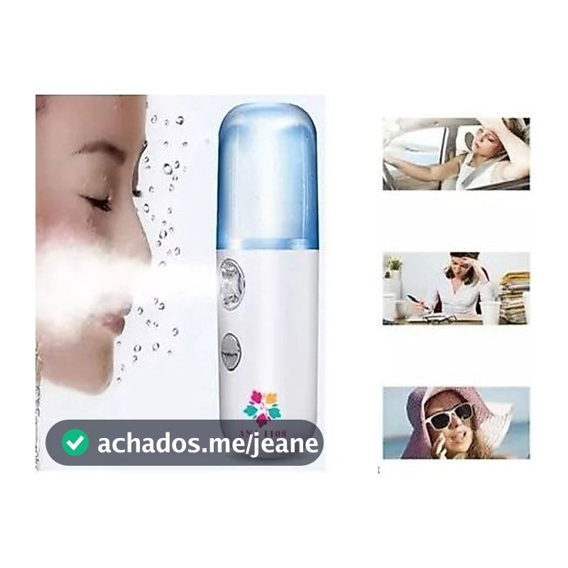 Inalador Portátil Nebulizador Recarregável USB Silencioso Infantil Adulto Hidratação Nasal e Olhos